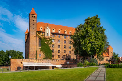 Gniew castle is a former castle of the teutonic knights order. medieval castle, poland