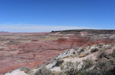 Gorgeous colorful painted desert canyon landscape in southern arizona.