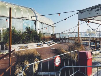View of chainlink fence
