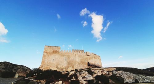  castle with blue sky