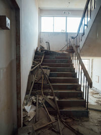 Staircase in old building