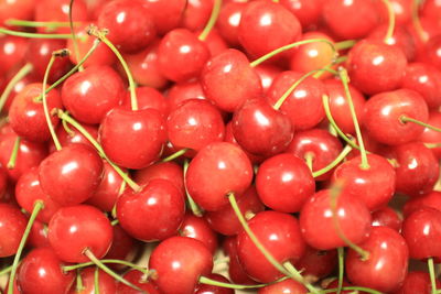 Full frame shot of cherries