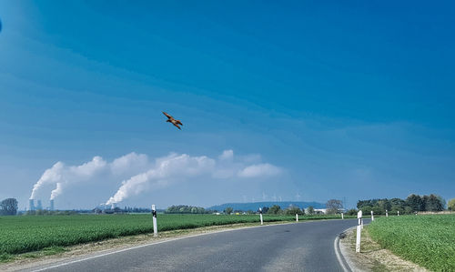 Scenic view of road against sky