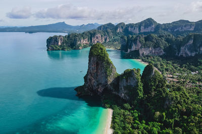 Panoramic view of sea against sky