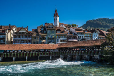 Motive from thun city at thunersee, switzerland