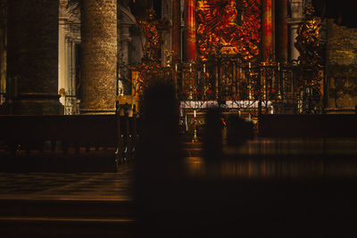 Salzburg, austria - september 15, 2020 - warm light bounes on the salzburg franciscan church windows