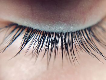 Extreme close-up of woman eye