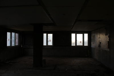 Interior of abandoned home