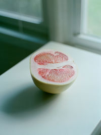 Close-up of fruit on table