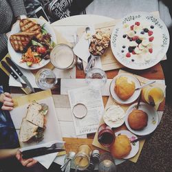 Close-up of food in plate