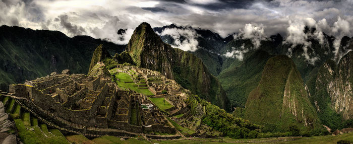 Panoramic view of landscape against sky