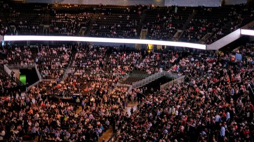 View of crowd