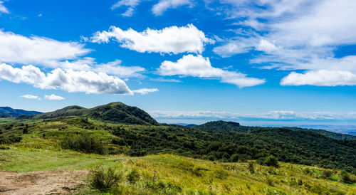 Scenic view of landscape against sky