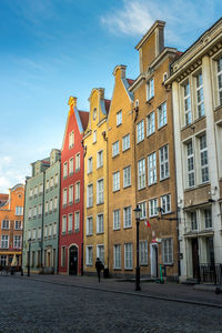 Buildings against sky in city