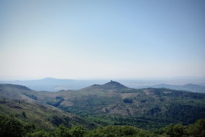 Scenic view of mountains