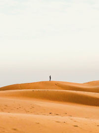 Scenic view of desert against sky