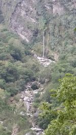 Stream flowing through rocks