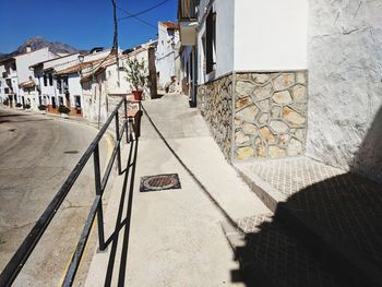 Street amidst buildings in town