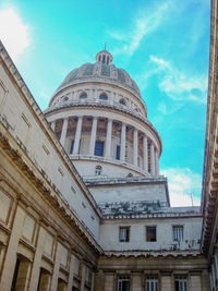 Low angle view of historical building against sky