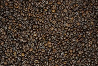 Full frame shot of coffee beans