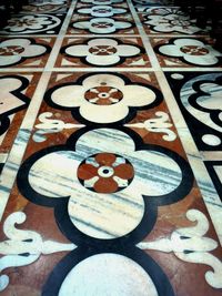 Close-up of tiled floor