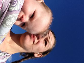 Close-up portrait of cute baby