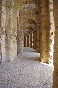 View of old ruins