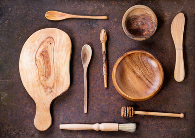 Directly above shot of utensils