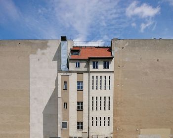 Low angle view of building against sky