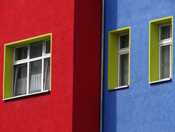 Close-up of colorful buildings