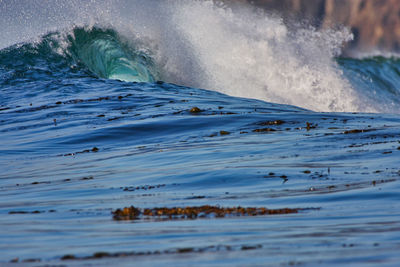 Scenic view of sea waves