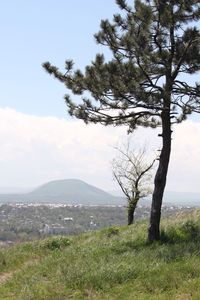 Scenic view of mountains