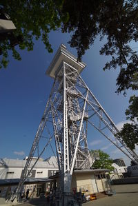 Low angle view of bridge against sky