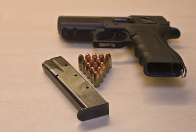 Close-up of chocolate on table