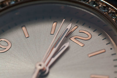 Close-up of wristwatch