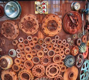 Full frame shot of objects