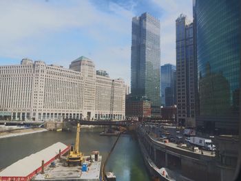 View of cityscape with waterfront