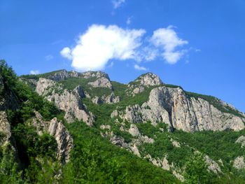 Panoramic view of mountain against sky