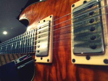 Close-up of guitar