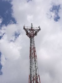 Low angle view of tower against sky