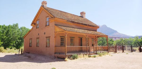 Traditional building against sky