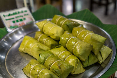 Close-up of fruits for sale at market stall