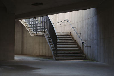 Staircase in abandoned building