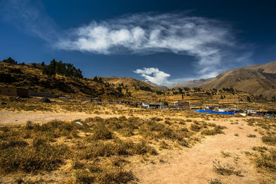 Scenic view of landscape against sky