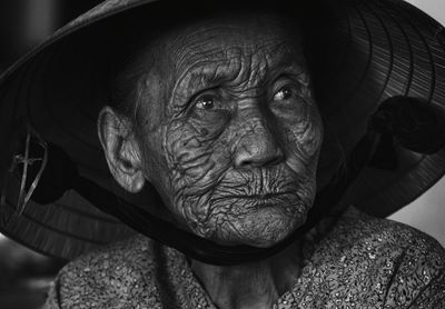 Close-up portrait of man