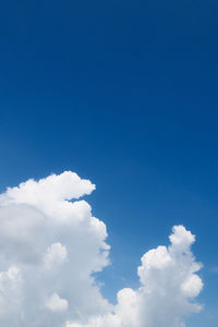 Low angle view of clouds in sky