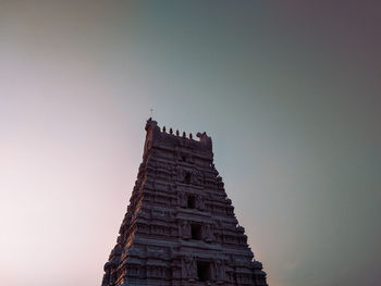 Low angle view of historical building against sky
