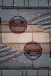 View of basketball hoop