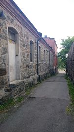 Alley amidst buildings