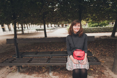 Portrait of young woman